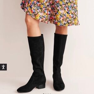 Boden Size EU 36 Faux Suede Stretch Boot